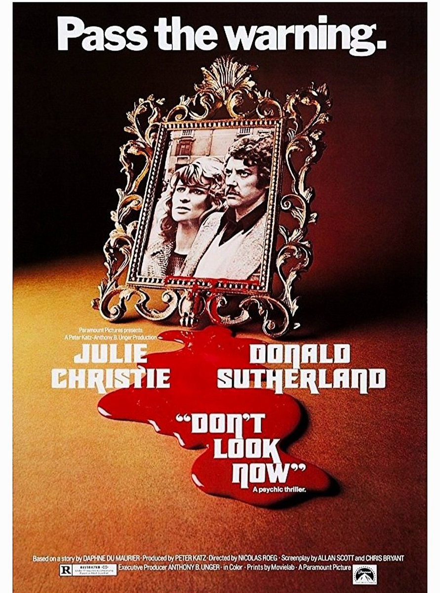 Roeg does Du Maurier. A beautifully acted melancholic masterpiece, exquisitely shot and dripping in Venice menace. 1973. #horrorcommunity #horrorfamily #horrormovie #horrorfilm #horrorfam #classichorror #horroraddict #horrorfan #mutantfam #monsterfam #horror