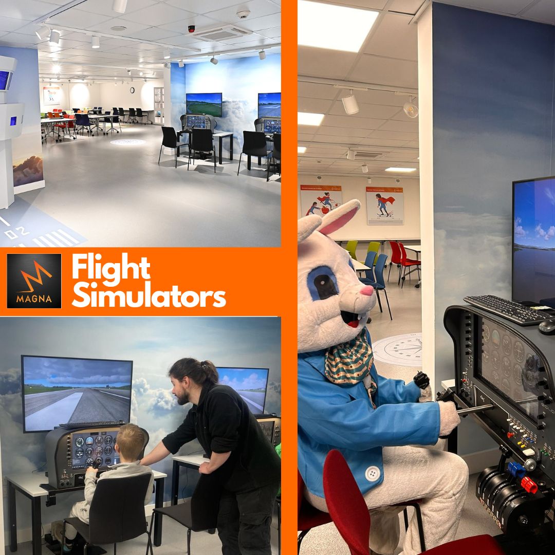 EGG-cellent Easter Closer Look 👀 FLIGHT SIMULATORS ✈️ There is still chance to have a go on our tabletop flight simulators! Secure your slot here: visitmagna.digitickets.co.uk/event-tickets/… Please make sure to read all the T&Cs before booking. 📖 #magnaeaster #magnascience #visitmagna