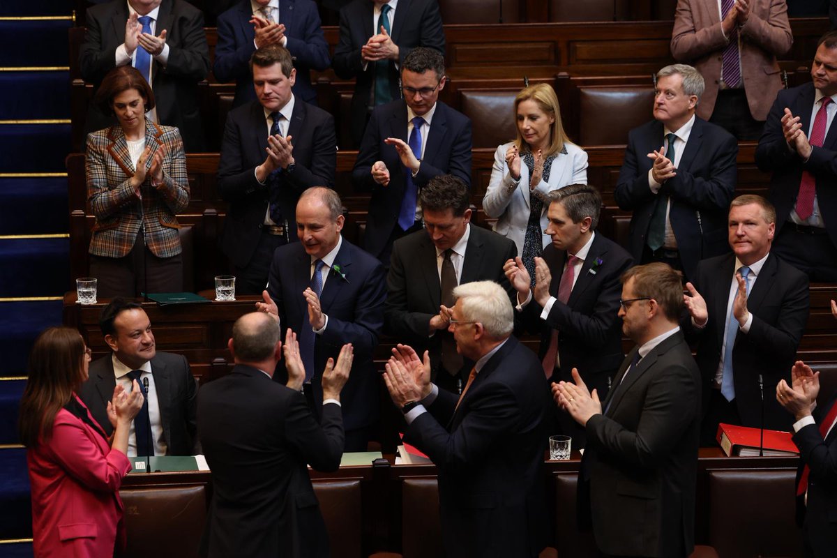 #Vótáil - the #Dáil will now vote on the parliamentary business changes proposed by the Chief Whip, Deputy Hildegarde Naughton. #SeeForYourself

📸Photo Gallery - flic.kr/s/aHBqjBkTUz