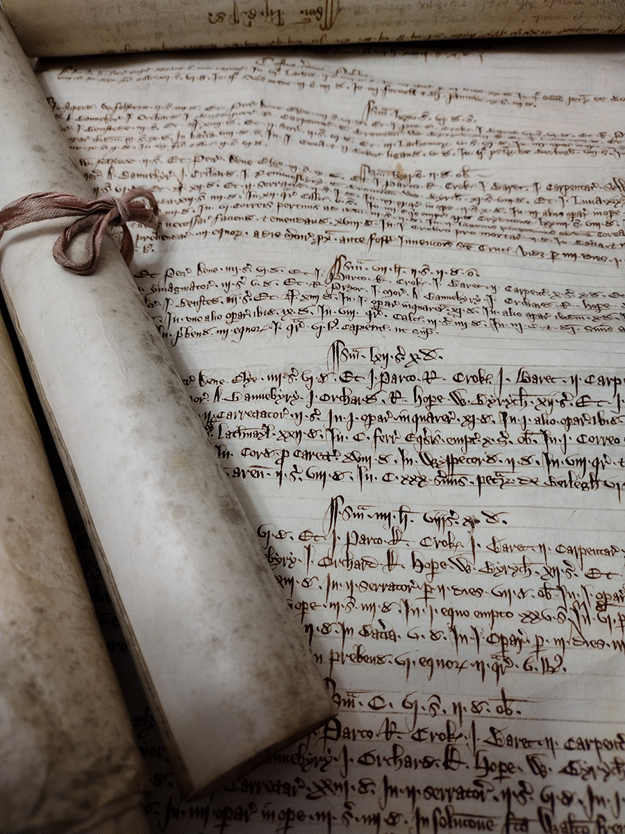 Ever wondered about how a Cathedral is built? #ExeterCathedral’s fabric account rolls are an unparalleled source of information about the construction of a medieval cathedral. Join us on Thursday 16 May to see these important documents. Find out more at bit.ly/in-focus-may20….