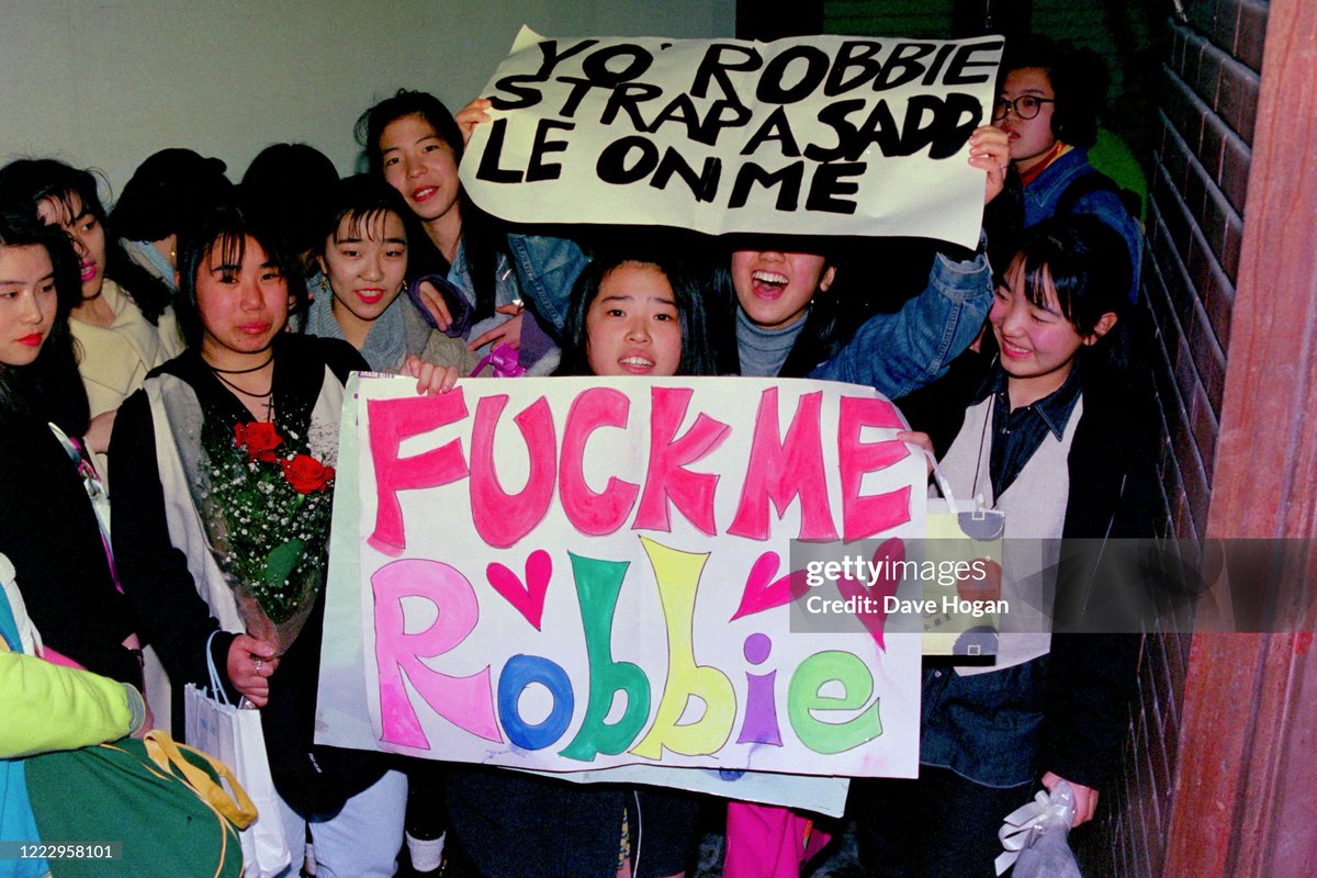 Japanese Take That fans in Tokyo (1993)