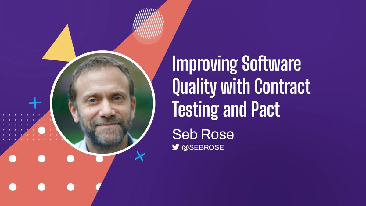 Software development and deployment are complex processes, and communication between components is critical. In this talk with @SebRose, we will thoroughly explore contract testing and its importance in today's distributed, micro-service environment: buff.ly/3whKubI