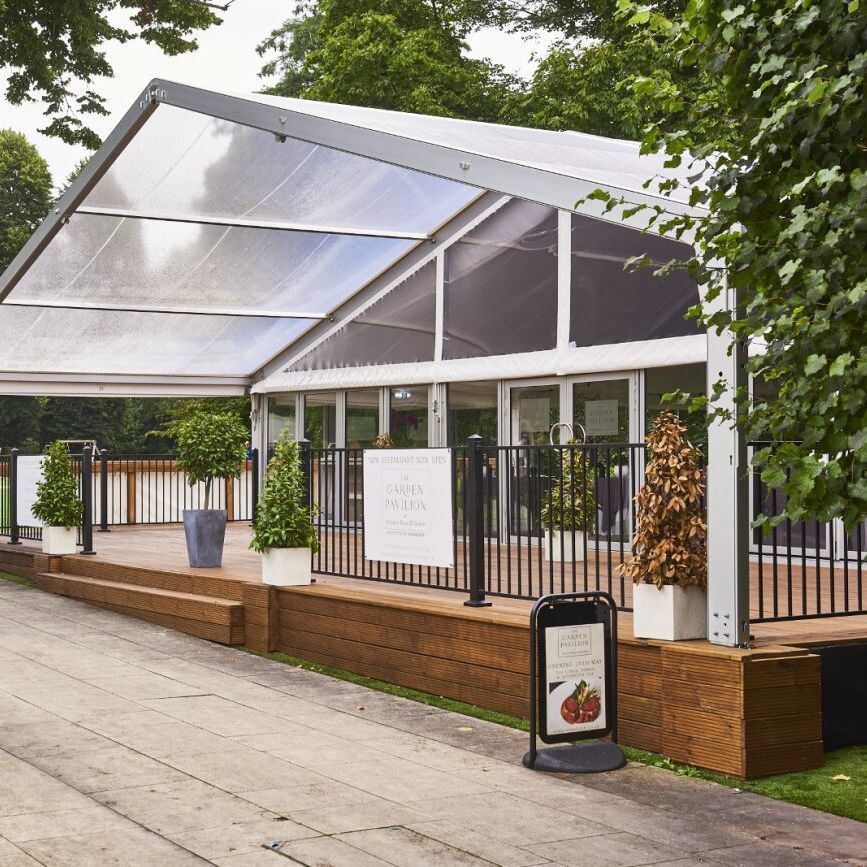 Great to be back at @chiswick_house to install the Garden Pavilion for the Summer season. With room for up to 200 guests it is well worth looking at for your next event. 
#eventindustry
#marquees
#eventprofsUK
#outdoorevents