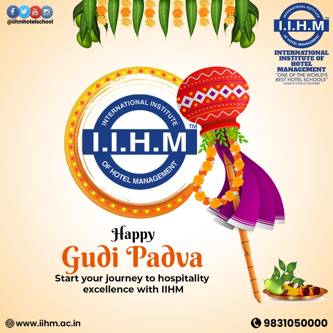 Embark on a journey of hospitality excellence with IIHM this Gudi Padva and Ugadi, Discover top-notch education & endless opportunities with us. #InstituteOfHospitality #SkillDevelopment #CareerOpportunities For more information, visit iihm.ac.in or contact us #iihm