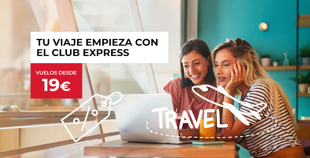 ¡Viaja siempre más barato con el Club Express! Regístrate aquí y disfruta de nuestros descuentos exclusivos 👉ow.ly/AZp350R96Qg