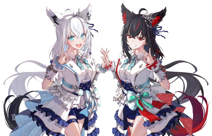 「ツーショット」#絵フブキ 