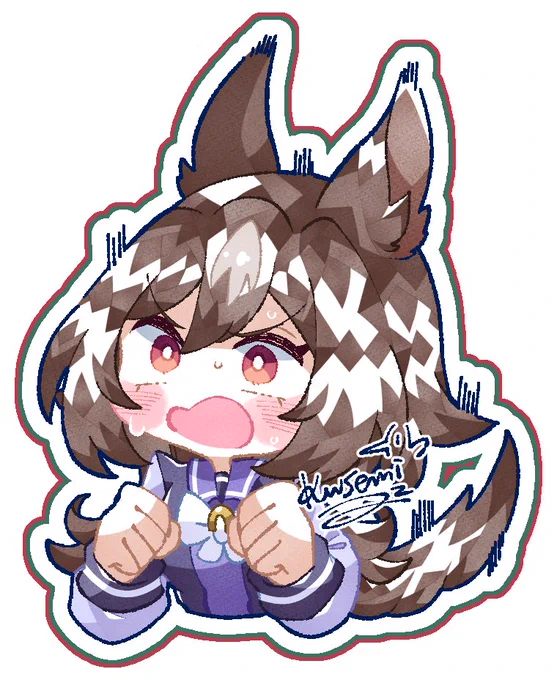 進捗シリウスさんあと3人ウマ娘ちゃん描きます 