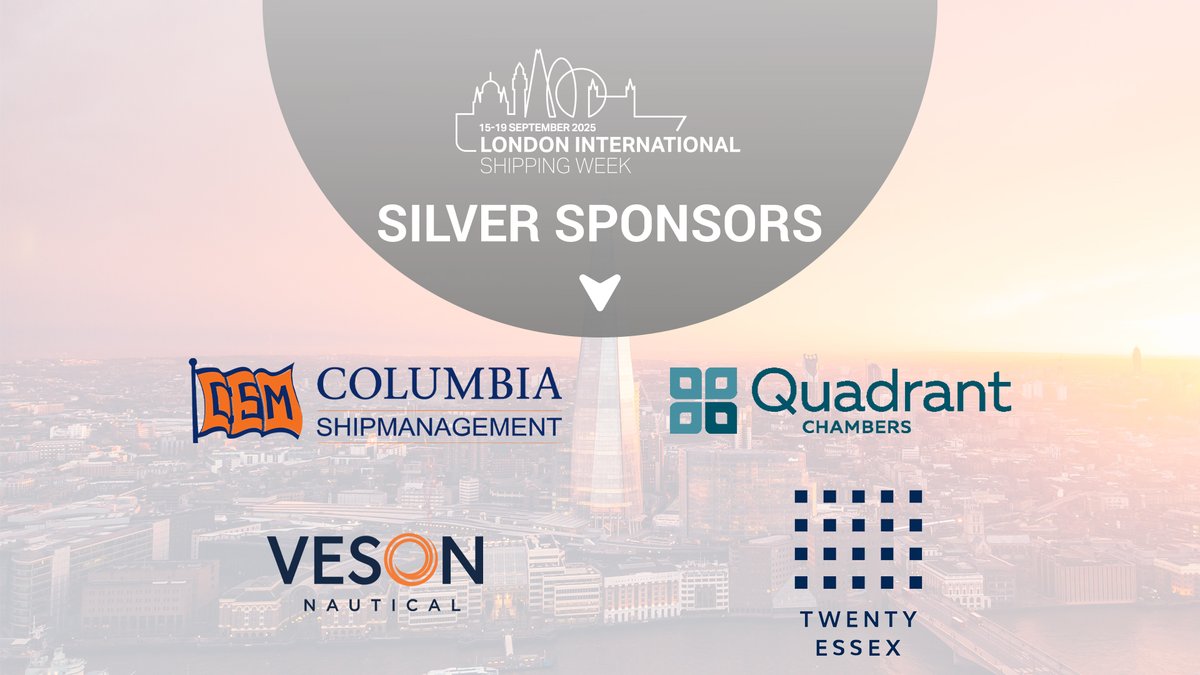 There’s a silver shimmer over London International Shipping Week 2025 thanks to a flood of silver sponsors who have come onboard during the first quarter of this year. Read more here: ow.ly/Afex50RbaCB @quadrantlaw @ColumbiaSM @vesonnautical @TwentyEssex #LISW25 #shipping