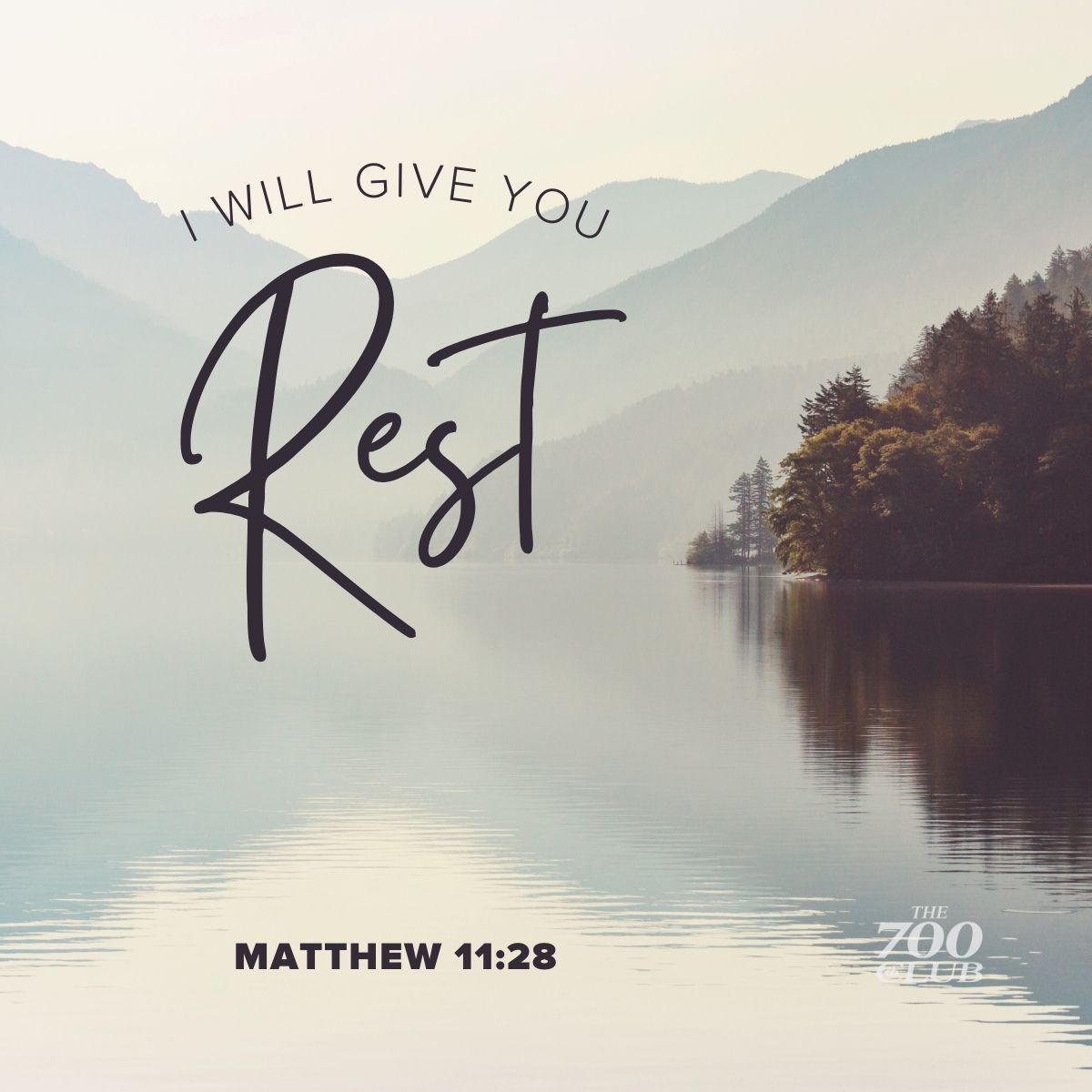 Thank You, Jesus, for the promise of rest. When we are weary, tired, stressed, or anxious, we can find true rest in You.