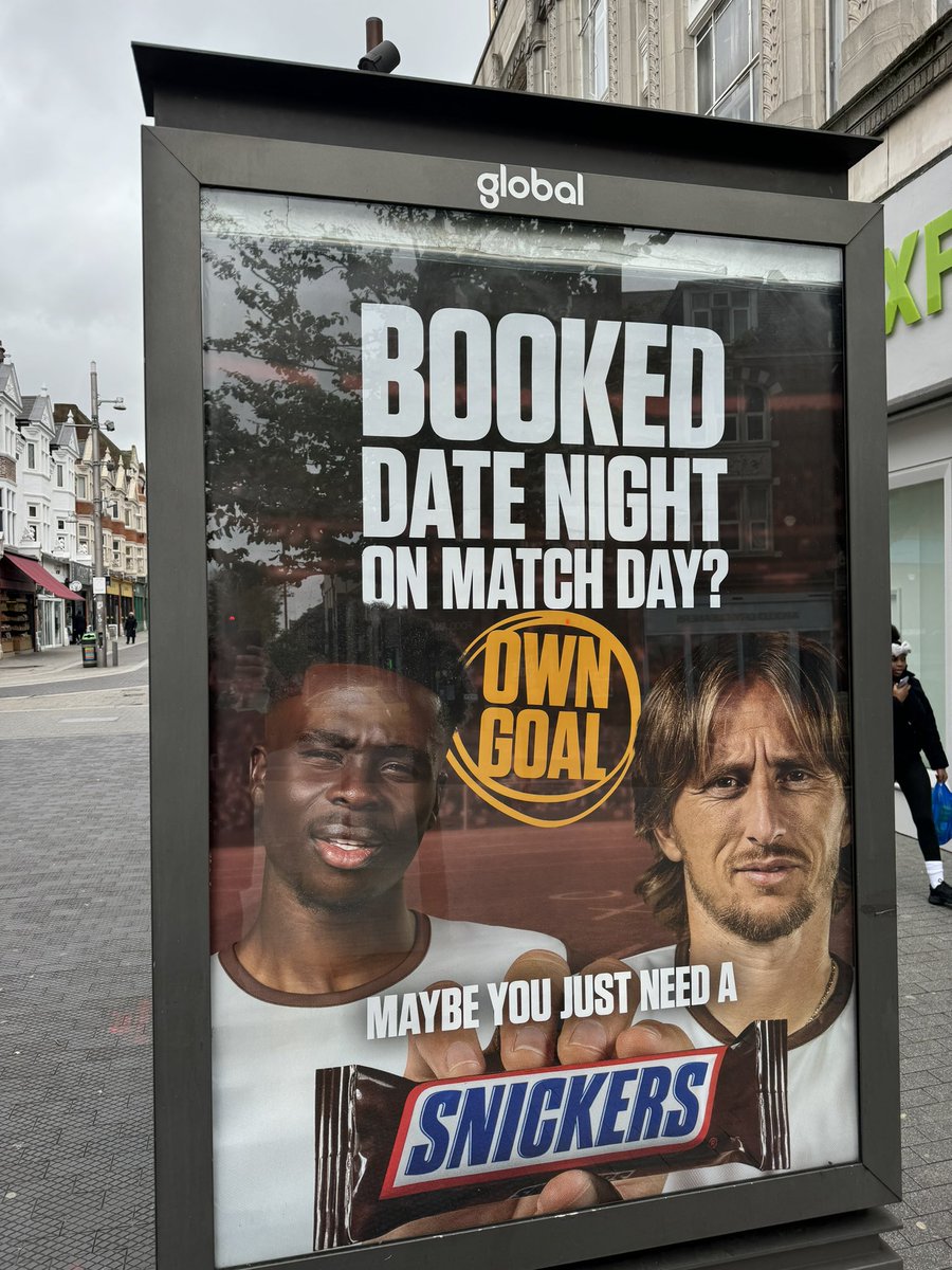 Is this the answer, really? It won’t clear up the date clash and it feels a bit glib just eating it in front of your partner with this tension between you. I’m not sure these two - very creative - players have really thought it through.