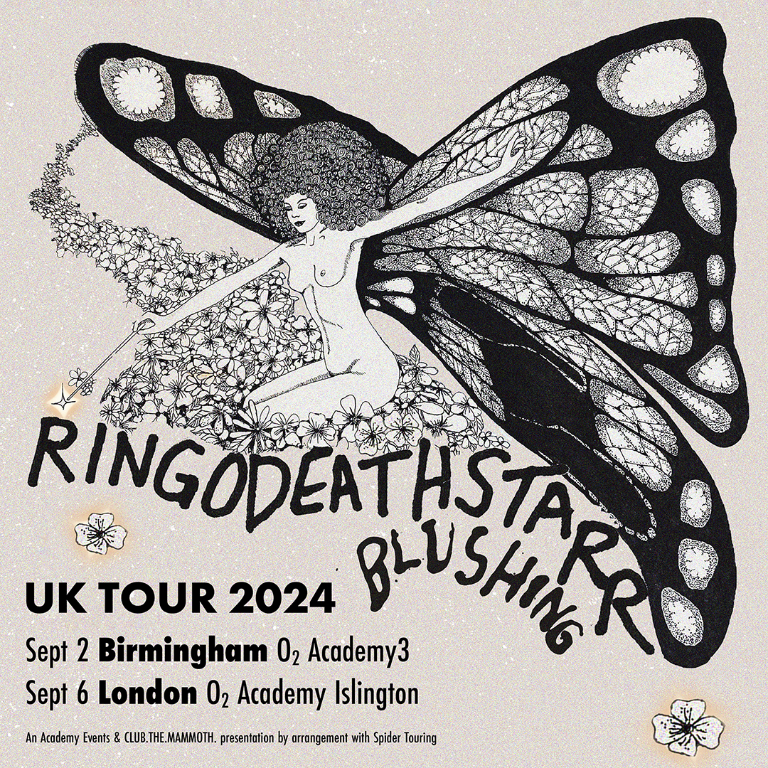 Austin based shoegaze pioneers @RingoDeathstarr are taking their signature sound out on the road. 🗓️ Mon 2 Sep @O2AcademyBham 🗓️ Fri 6 Sep @O2AcademyIsl 🎟️ Tickets 👉 amg-venues.com/EVA850QZsL5 #RingoDeathstarr