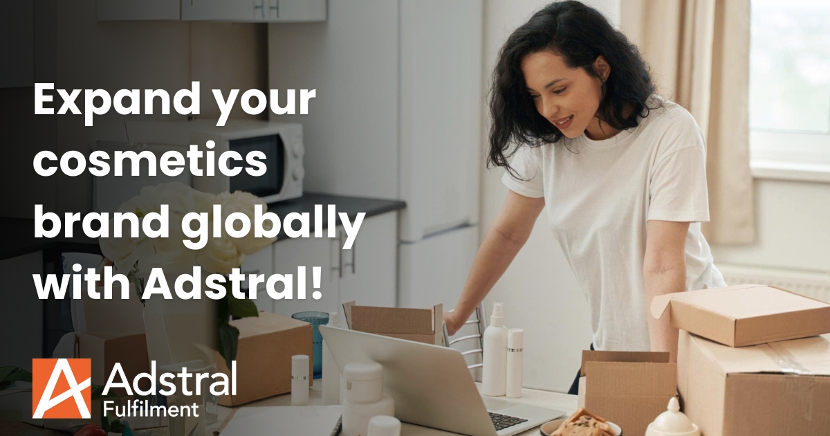 Expand your cosmetics brand globally with Adstral! Overcome hurdles and thrive in the cosmetics industry by choosing the right fulfilment partner.

#AdstralFulfilment #BeautyCosmetics #3PLServices #Adstral#ProductLabelling #Branding #AdstralQuality #Sustainability