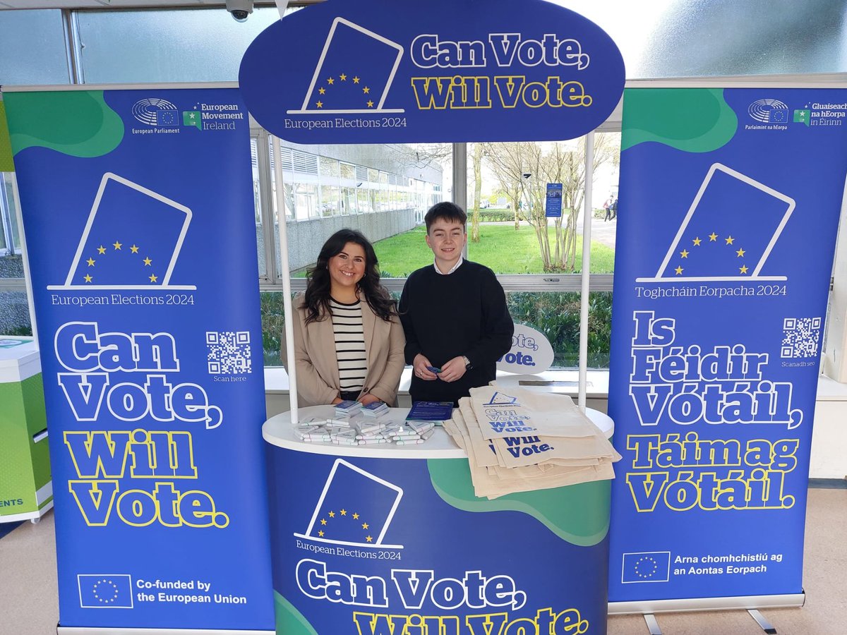 👋 We're were in MTU Cork this morning talking to students about the European Elections! Come say hi or find out more info here: bit.ly/EMIEE24 #EE24 #UseYourVote