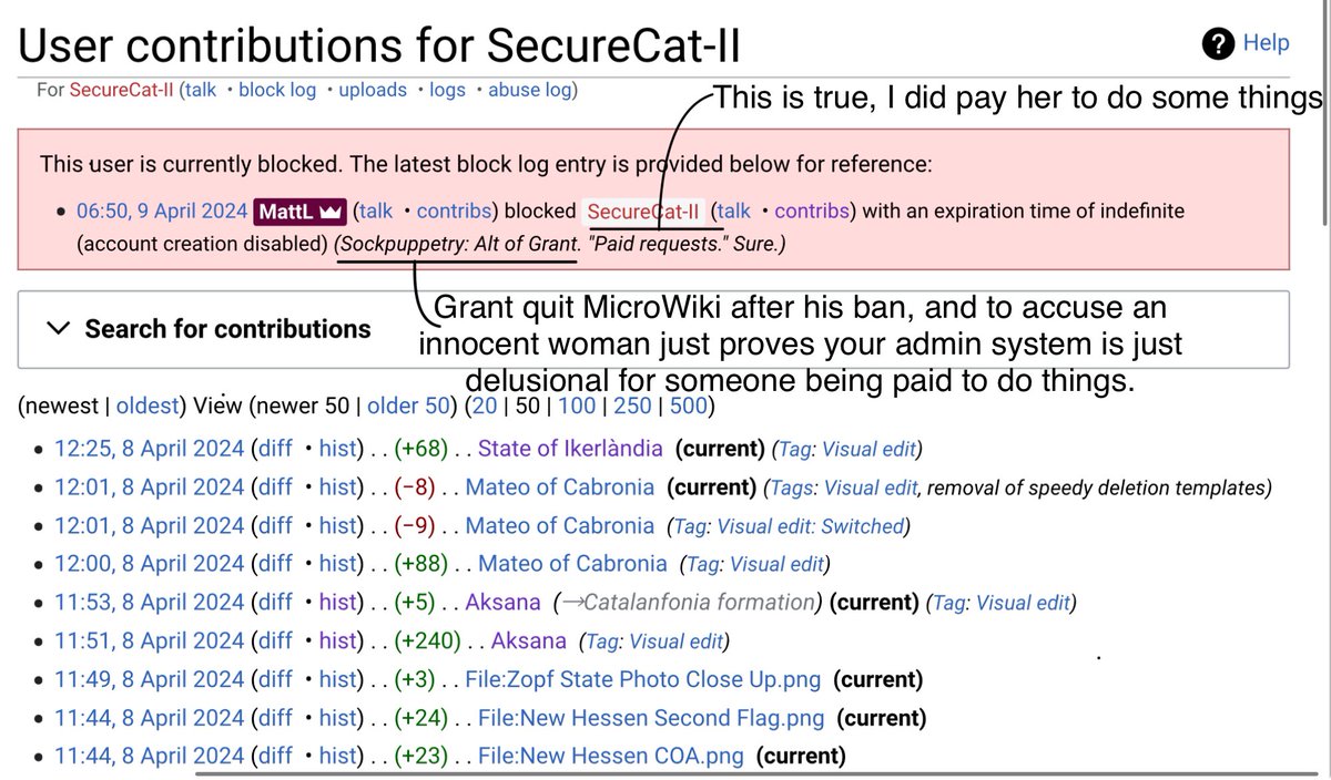 gov_aks_018's tweet photo. Screenshot one and text written by @YumiMeow_, MicroWiki in its entirety lacks any maturity in its admin system, or know who to ban for the right reasons. And to delete entire images off of used articles, that just proves even more instability, and your damage hurts others too. https://t.co/rgrKyYMuVS