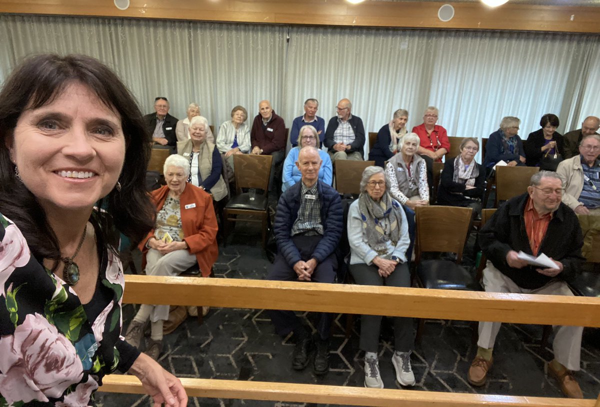 Probus talk today about SIDELINES and my other books. A beaut audience. (You can’t seem then all here). And nobody fell asleep!!! So I must have perfected my public speaking. #sidelines #booktalk