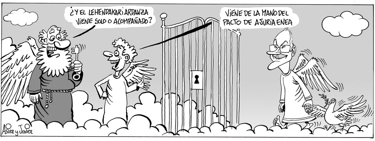 Bilbao_Tour's tweet photo. Nuestra viñeta de hoy en @deia_eus @NotGip y  Diario de @NoticiasdeAlava

#Ardanza #LehendakariArdanza #DEP #GoianBego https://t.co/DEopT2hrUm
