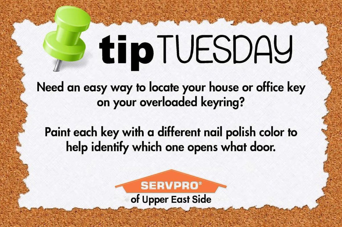 Good Morning!☀️☕️ 
Here’s a great tip to make it easier to spot your most frequently used keys! 🔑 
#tiptuesday 
#keys