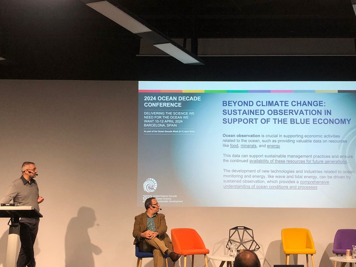 Live now, @GabrielePieri9, #Nautilos Project Coordinator, presenting at our satellite event 'Beyond Climate Change: Sustained Observation in Support of the Blue Economy', during the @UNOceanDecade Conference week. Watch live: youtube.com/watch?v=W6qe3t…