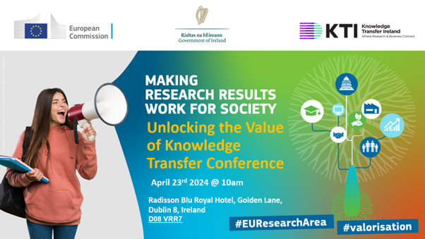 Very interesting event – “Unlocking the Value of Knowledge Transfer Conference” jointly hosted by the @DeptEnterprise and @KTIConnect, @EU_Commission Click to Register: forms.office.com/Pages/Response… #KTIConnect #intellectualproperty #EUResearchArea