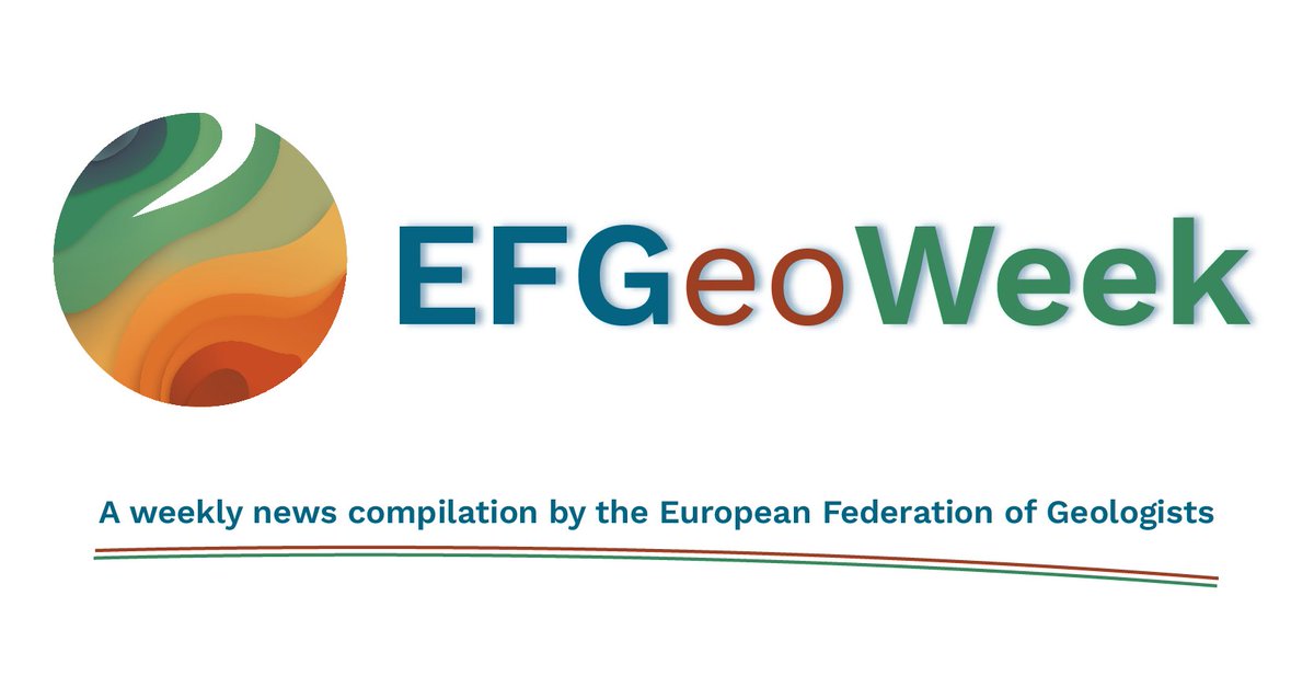 Check your inbox 📥, the #EFGeoWeek newsletter is out!
💡 Highlights of #geonews and #articles
👨‍🎓 Vlog on the EFG Academy: What to Expect?
🗞  Press Conference at the European Parliament
Check it & subscribe: 
eurogeologists.eu/efgeoweek

#krantz #geology #AI #PolicyDialogue