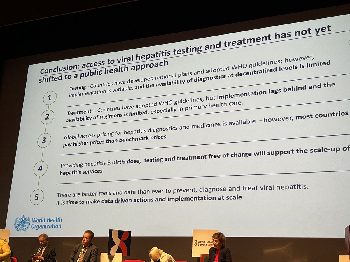 Francois Renaud (@WHO): Access to hepatitis medicines has yet to transition to a public health approach #WorldHepatitisSummit #NoHep #LiverTwitter @Hep_Alliance