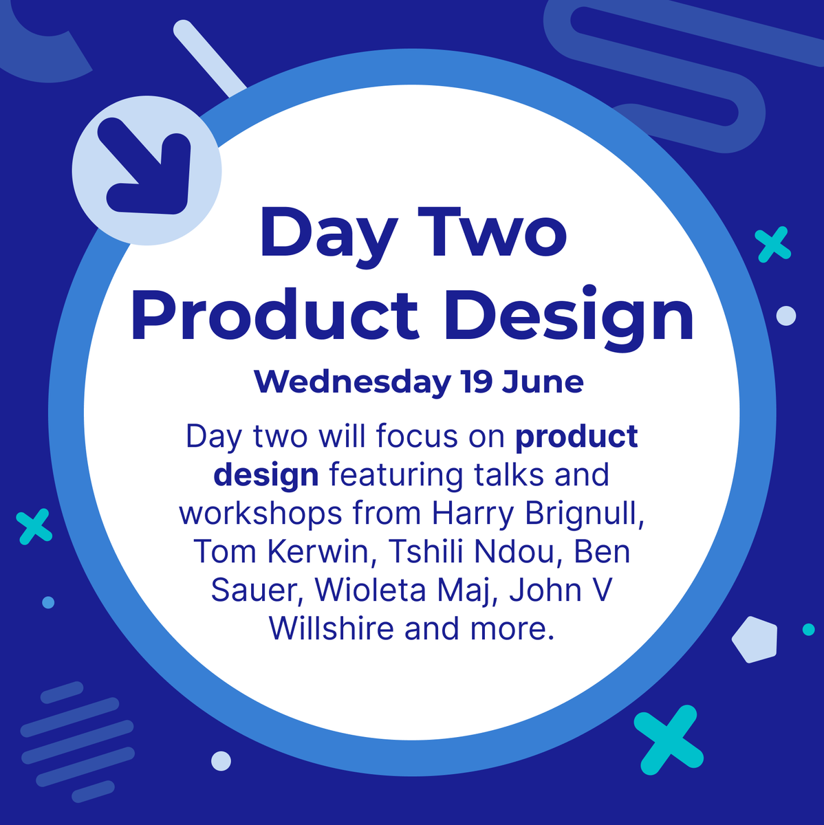 UXLondon's tweet photo. UX London day two spotlight: Product Design 🔦

Get your tickets now - https://t.co/LDaDYfUjHW

#UXLondon #UXLondon2024 #UX #UXEvent #UXConference #UXDesigner #productdesign #Workshops #Talks https://t.co/x8PAUgv9i4
