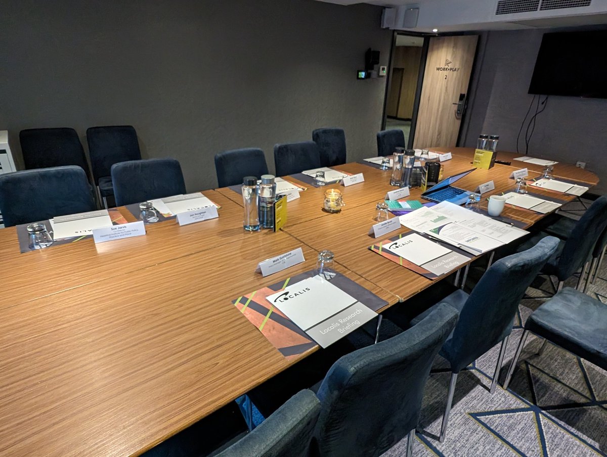 🗓️ Setting up in Manchester for the first of four regional evidence sessions for research project with @IMPOWERconsult 'Heart of the Matter - getting to grips with whole place transformation'. We will publish our findings at #LGAConf24 in July. 👉localis.org.uk/research/heart…