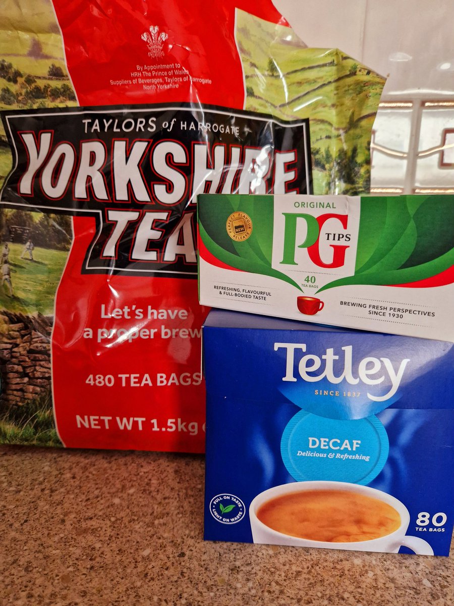 Okay... Is owning this amount of teabags accep-tea-ble?

*Also* if you were only allowed to take one brand of teabags to a desert island, which brand would you choose?!

#TeaForDays #TeaBagWars