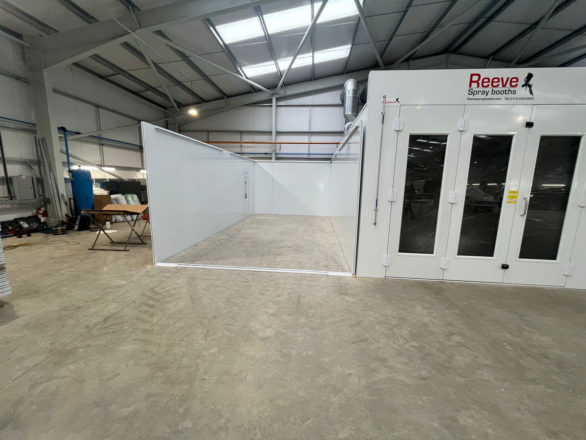 Few more photo's from the first day of the installation for our customer 23 Automotive Ltd Corby Northamptonshire, For more of our top quality booths visit reevespraybooths.com or call 0116 259 9555
#spraybooth #spraybooths #sprayoven #sprayovens #sprayshop #sprayshops