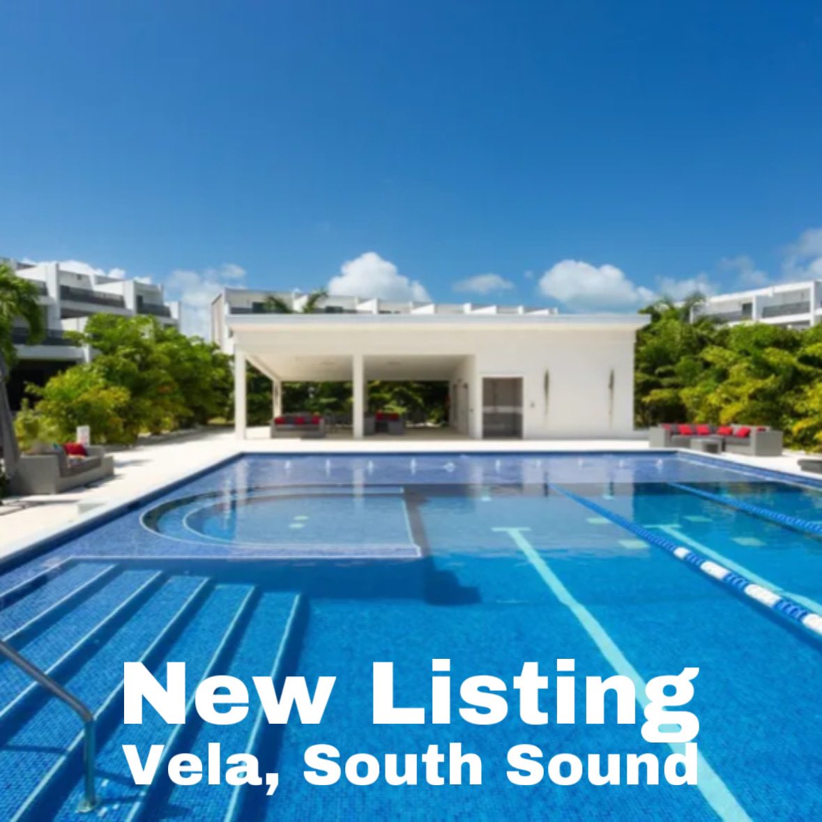 New Listing
Vela

3 pools, 2 fitness centres, 2 tennis courts &children’s play area. A true community where families can enjoy life

Member of CIREBA
MLS # 417501

#NewListing #OlympicSizedPools #TennisCourts #Scuba
#CaymanRealEstate #caymansothebysrealty #caymanislandsrealestate