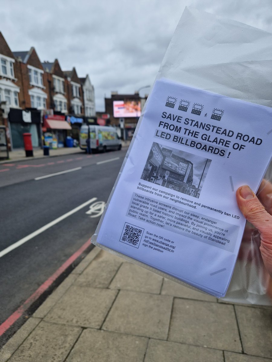 Ad Free Stanstead Road (@adfreestanstdrd) on Twitter photo Some door to door campaigning taking place today.
There are many residents of Stanstead Rd who suffer from LED billboards, and we would like to make sure their voices are heard.
#AdFreeStansteadRd
<a href="/LewishamCouncil/">Lewisham Council</a> Some door to door campaigning taking place today.
There are many residents of Stanstead Rd who suffer from LED billboards, and we would like to make sure their voices are heard.
#AdFreeStansteadRd
<a href="/LewishamCouncil/">Lewisham Council</a>