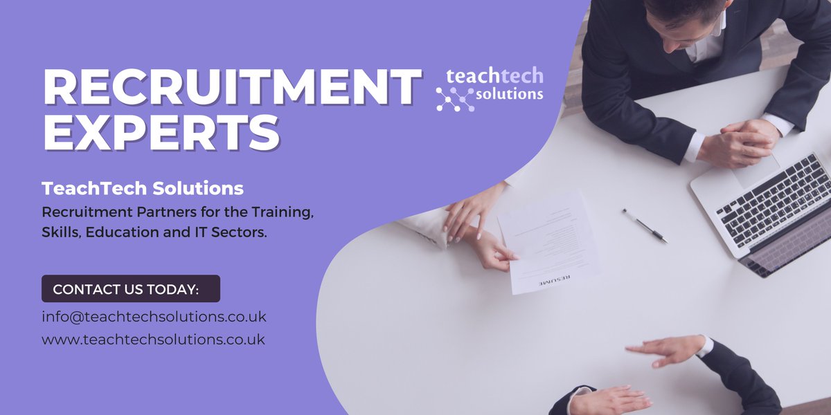 TeachTech Solutions (@teachtech_uk) on Twitter photo Expert matchmakers in Training, Skills, Education, and IT careers. From Trainers to Delivery Managers, we have the perfect fit for your skills 🚀
🌐teachtechsolutions.co.uk
📧info@teachtechsolutions.co.uk
#CareerDevelopment #Recruiters #PartnerWithUs Expert matchmakers in Training, Skills, Education, and IT careers. From Trainers to Delivery Managers, we have the perfect fit for your skills 🚀
🌐teachtechsolutions.co.uk
📧info@teachtechsolutions.co.uk
#CareerDevelopment #Recruiters #PartnerWithUs