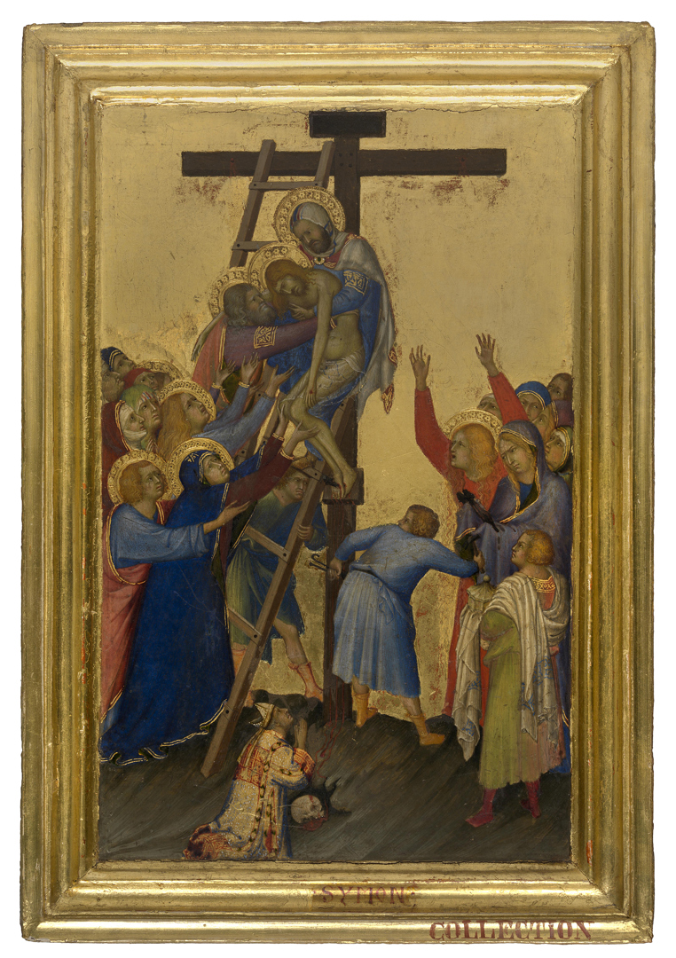 Simone Martini, 'Descent from the Cross', 1330s. The Royal Museum of Fine Arts, Antwerp (KMSKA).

alaintruong.com/2024/04/rare-p…