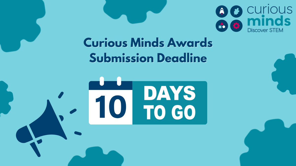 Submit your Curious Minds Awards application by 5pm on the 19th of April to get recognition for your STEM teaching and learning🏆Find out everything you need to know here: sfi.ie/engagement/cur…
