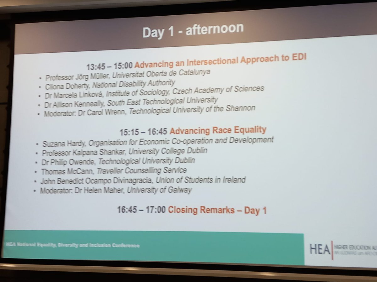 We are delighted to be attending and speaking at the @hea_irl National Equality Diversity and Inclusion Conference 2024.