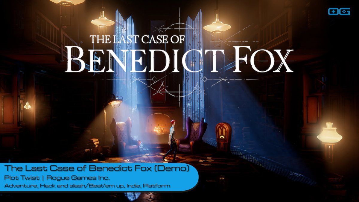 OG plays The Last Case of Benedict Fox (Demo)!
youtube.com/watch?v=EBd3Fr…

Like & Sub!

@BenFoxGame
@plottwistgames
@Rogue_Co

#metroidvania #IndieGameTrends #IndieWatch #IndieDev #GameDev #IndieGameDev #IndieGame #IndieGames #Gameplay #letsplay #gaming #steamnextfest