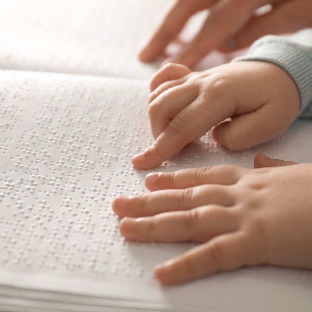 Annual Braille Reading Day - April 22nd On-campus. Reading Services invites budding braillists to a fun filled day. They will read to their family, friends and our special guest. Enjoying arts & crafts and a special sensory story. Sign up today at library@childvision.ie