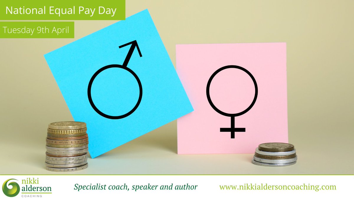 Today is U.S. National Equal Pay Day. Overall, today in America.
Read my article on bridging the gender pay gap here too, providing strategies to recognise your value and negotiate confidently to achieve it: bit.ly/3aKDdms

#EqualPayDay #NationalEqualPayDay