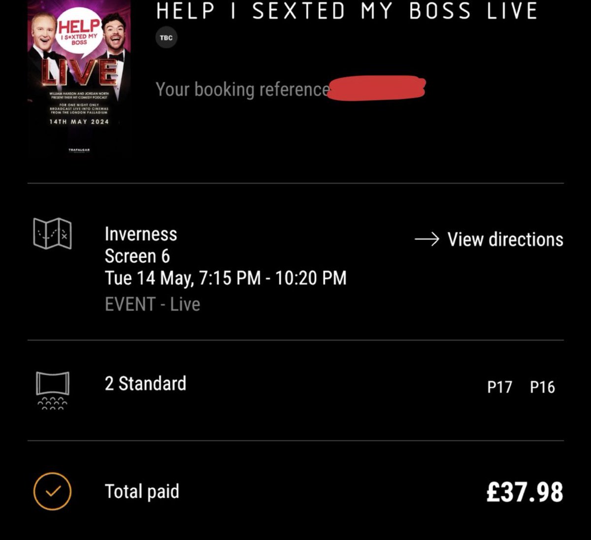 Got our tickets booked 😁 @sextedmyboss #SextedLive