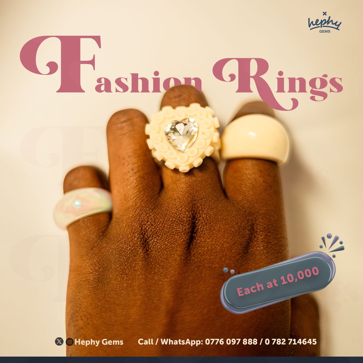 HephyGems's tweet photo. Stylish yet Unique fashion rings💍 at your display:
Get yourself one today:

Call / WhatsApp:
0776 097 888 / 0782 714 645

We do deliveries too.

#TheKingsBrand https://t.co/nZTMLak2ix
