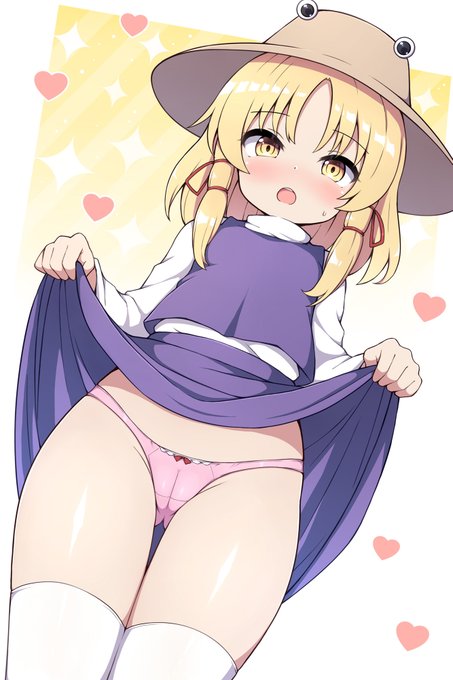 たくし上げ諏訪子💛💛💛 