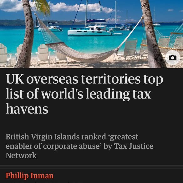 Closing tax loopholes is critical if we are to stem the extraction of vast public wealth into private hands. But for true, high-quality public services we also need to tackle the scourge of Britain’s overseas territories and their industrial-scale tax avoidance facilities.