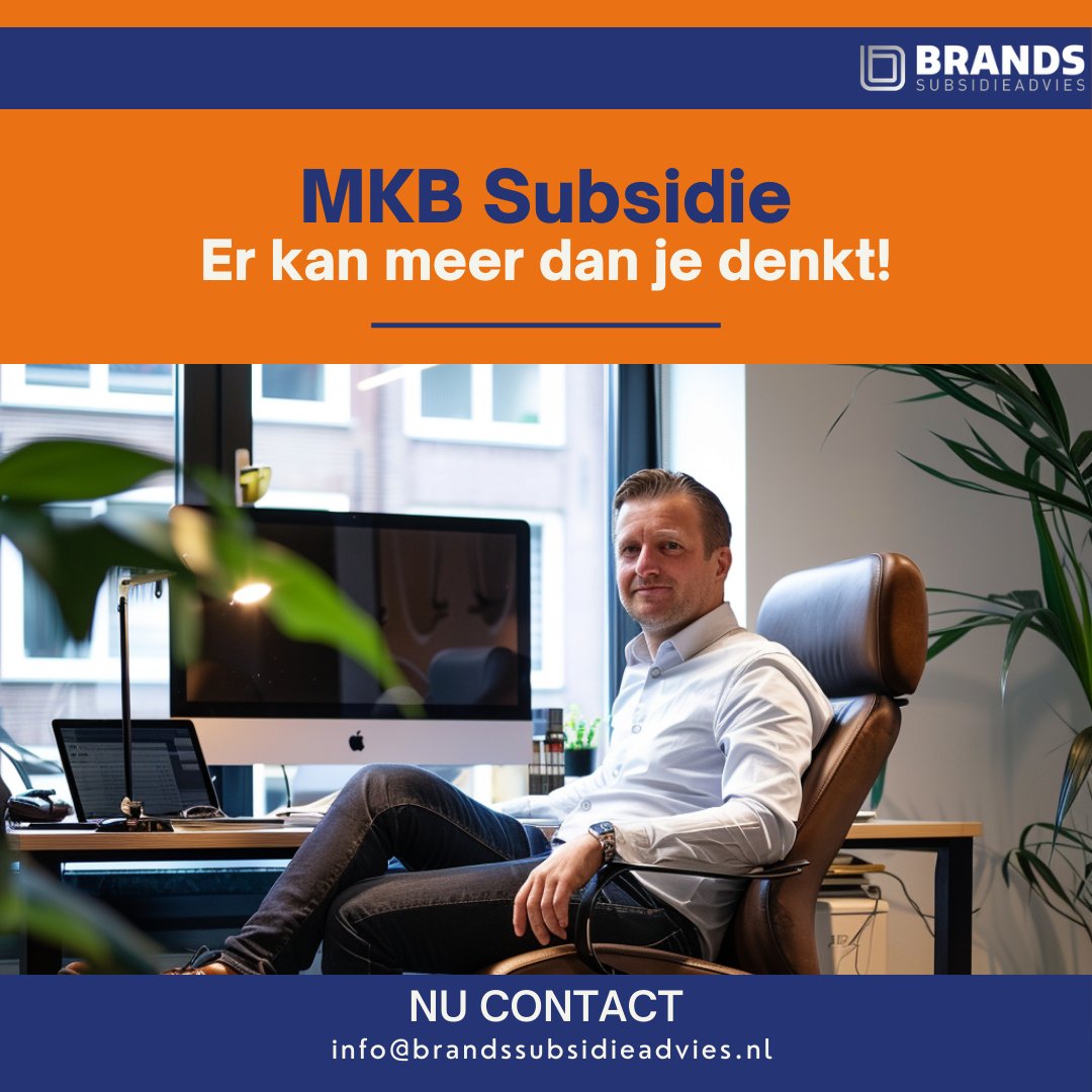 Laat geen geld liggen: haal subsidie op voor je bedrijf!

Wij helpen de juiste subsidie te vinden en je aanvraag vlekkeloos in te dienen. 💯

E-mail naar info@brandssubsidieadvies.nl of bel 0527-785 314.

Lees meer: bit.ly/4d3kzFJ

#subsidie #ondernemers #advies #gratis