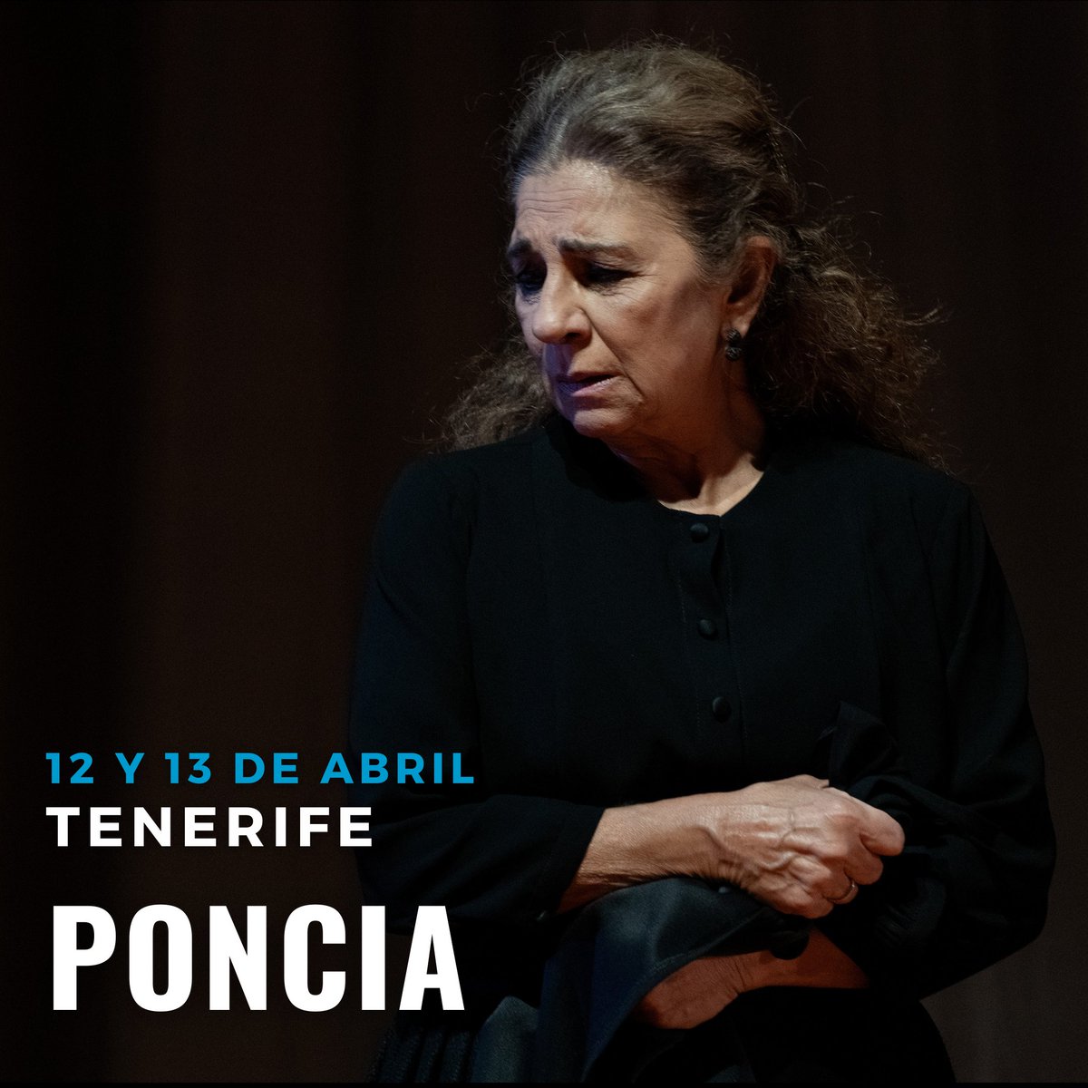 Los días 12 y 13 de abril🗓️ , @sarandonga55 y su #Poncia llegan al Teatro Guimerá de Sta. Cruz de Tenerife🏝️ Una obra escrita y dirigida por #LuisLuque a partir de 'La casa de Bernarda Alba' de #Lorca 🌹 ¡Os esperamos!🎭 @JCimarro