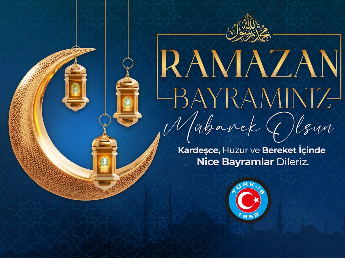 Ülkemizin ve tüm islam aleminin Ramazan Bayramı mübarek olsun. Kardeşçe, huzur ve bereket içinde nice bayramlar dileriz…