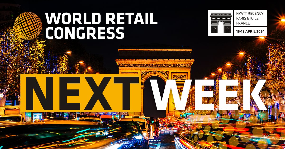 🚨 We are officially ONE WEEK away from World Retail Congress 2024! There is still time for you to book your tickets and hear from over 140 expert retail industry speakers and join 800+ of your peers gathering in Paris. Don't miss out: bit.ly/3RFB562 #WRC2024