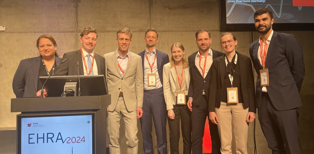 Great presentations and scientific input to #EHRA2024 from the EP Team of the HeartCenter @UKKoeln- what a great privilege to work with such a strong team! Thank you for all your effort! @LukerJakob @AriSultanEP @woerjon @JvdBruck Jan Schipper Jana Ackmann @ScheurlenCo @AGEP_DGK