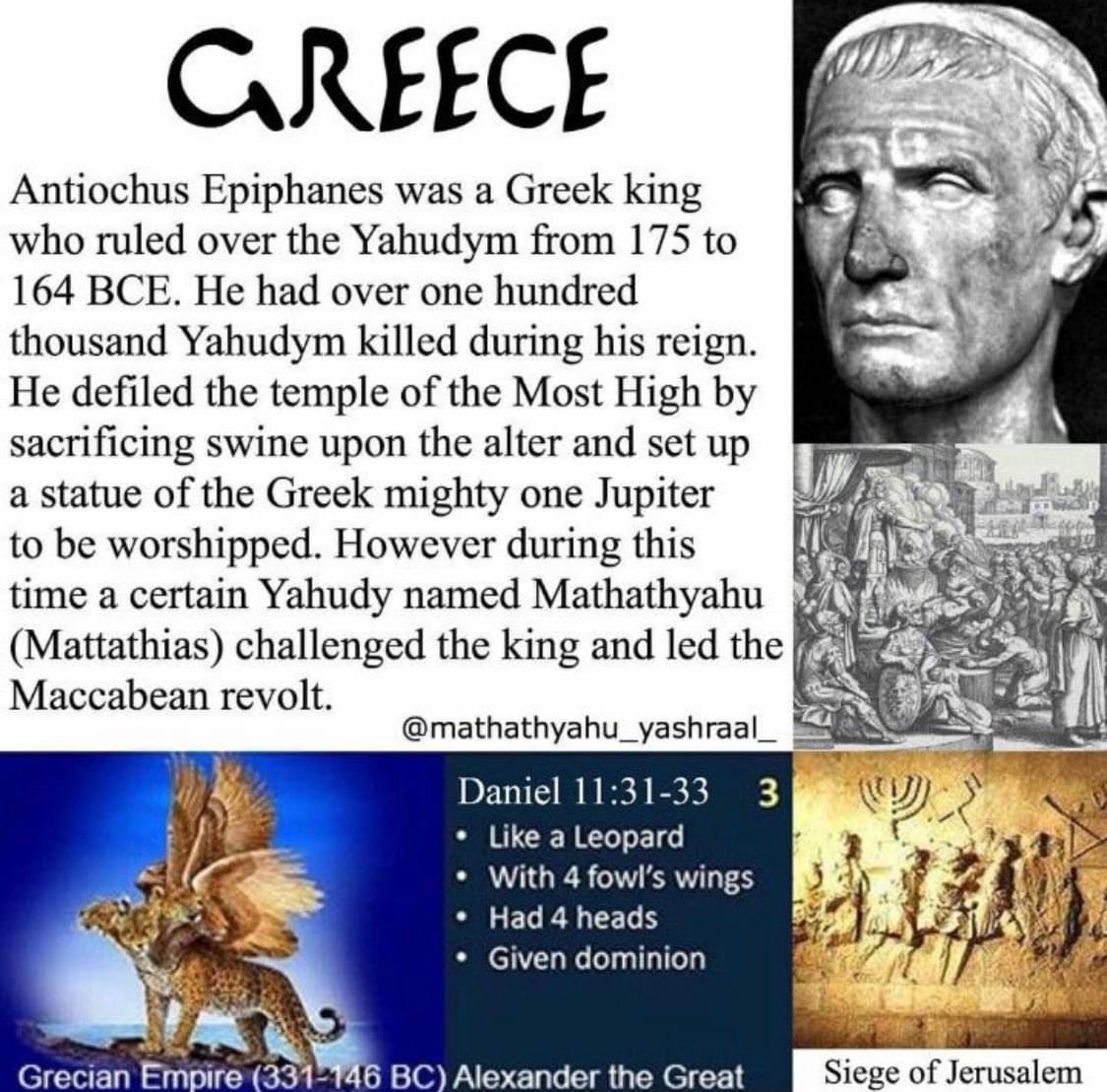 False claim: Hebrews (Yahudym) were Greeks. 

Truth: Greeks were the pagan enemy of the Hebrews (Yahudym).

The Apocrypha (Book of Maccabees) covers this history.