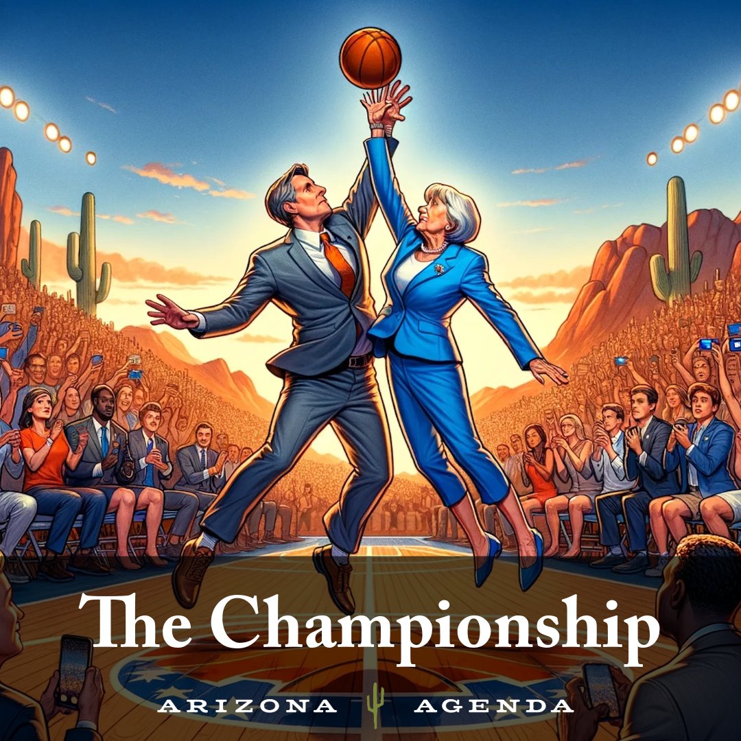 We’re down to the final two in our first-ever March Madness bracket for Arizona’s politicians. 🏆 The UConn Huskies may have taken home the trophy last night, but it’s up to you to decide if @chandlerazmayor or @JudyForAZ secure the prize of the state’s top public servant. 🥇🤔