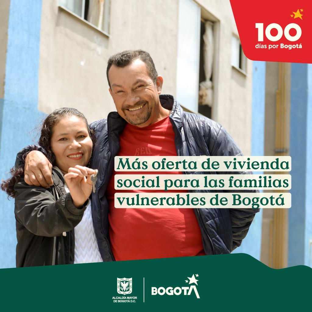 ¡Más y mejores ofertas de vivienda digna!

Con el proyecto de #ViviendaUsme1, aportamos a la reducción del déficit habitacional en la ciudad.🏘️

En estos #100DíasPorBogotá 💛♥️, trabajamos en beneficio de las personas más vulnerables.